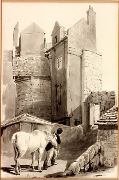 The Spital Gate ، نيوكاسل أبون تاين (حبر على ورق) بواسطة توماس مايلز ريتشاردسون